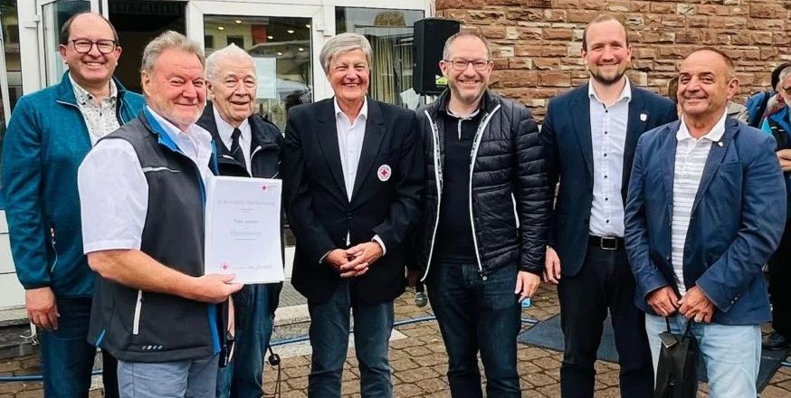 Foto: Ehrung für Fabio Jochum